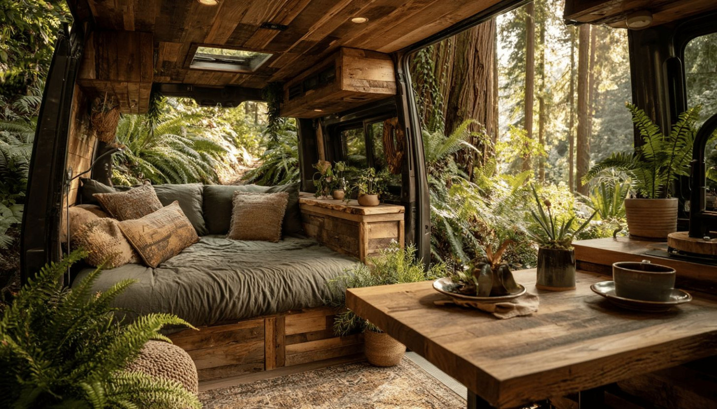 Comment optimiser l'espace dans un petit van pour la vanlife
